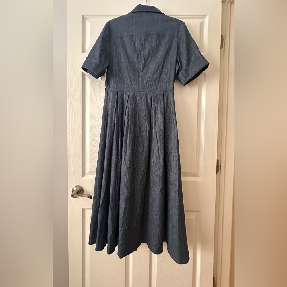 Eleventy Linen Blend Shirtdress - Picture 7 of 10